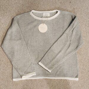 LS Gray Sweater NWT